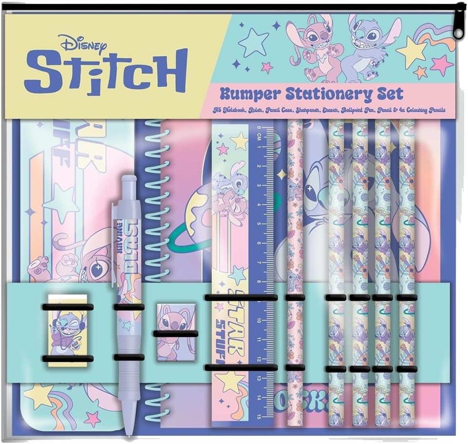 Disney Lilo & Stitch Pencil Set Stationery Gift Box