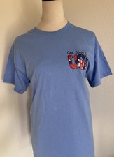 Gildan USA 4th Of July, Light Blue Crewneck,T...