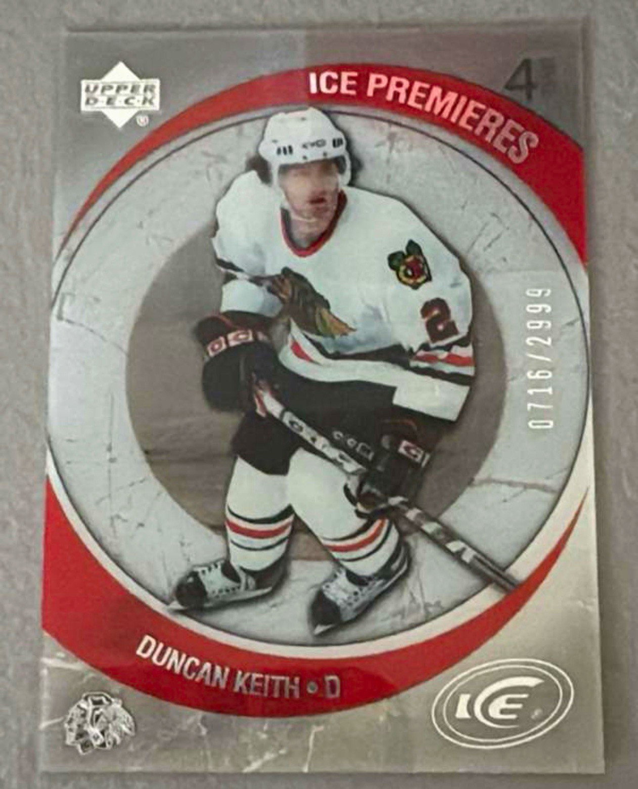 Upper Deck 2008-09 Ice Ice Premieres Duncan Keith #148 Chicago Blackhawks /999