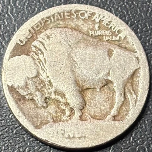 1913-S Type 1 T1 Buffalo Nickel • Good • San Francisco Mint • Date Restored 5C