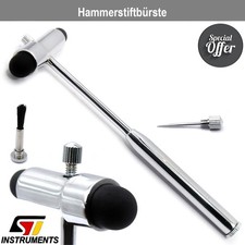 2x Dental Hammer Set – Reflexhammer Pinzette Zange Pinsel Labor Medizin Werkuge