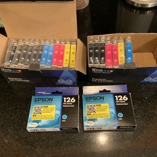 Epson 126 Ink Cartridges Black Cyan Magenta Yellow Zink Premium