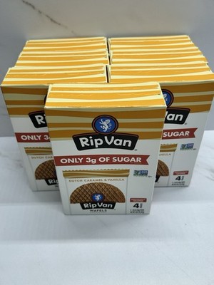 Rip Vanilla Wafels - Wafel Dutch Caramel Vanilla 4.64 oz (Pack of 6) exp 9/16/26