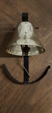 8.5  SHIP BELL WITH ANCHOR NAUTICAL MARITIME DINNER DOOR BELL WALL MOUNTED