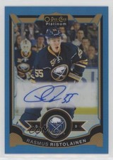 2015-16 O-Pee-Chee Platinum Auto Blue Rainbow Rasmus Ristolainen #RR Auto 1a3