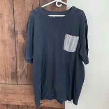 Carhartt Pocket T Shirt Size 2XL Black Relaxed Fit Logo Short Sleeve Tee