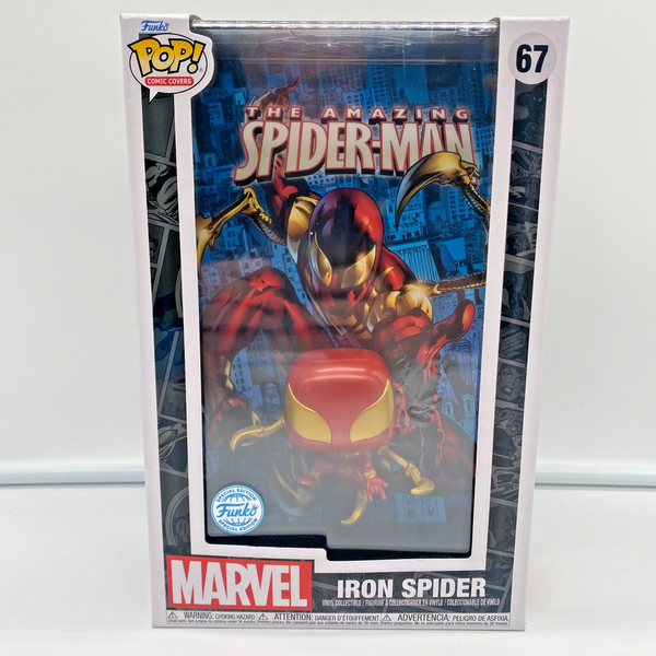 Marvel Iron Spider #67 Comic Cover Funko Pop Spider Man Exclusive Sammlerfigur-image