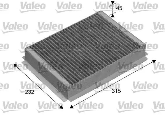 Filtro abitacolo Filtro al carbone attivo 715505 VALEO per JAGUAR S-TYPE II