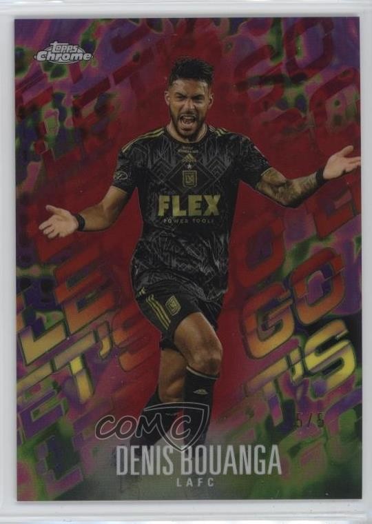2024 Topps Chrome MLS Let's Go Red Refractor 5/5 Denis Bouanga #LG-8 12wc