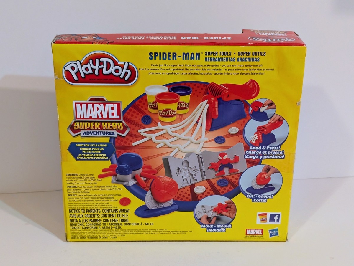 Play-doh Marvel Hero Spider-man Super Tools New | eBay