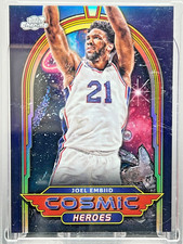 2023-24 Topps Chrome Cosmic Joel Embiid Cosmic Heroes SSP Refractor CASE HIT