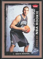 2008-09 Fleer #223 Kosta Koufos Utah Jazz (T)