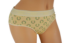 .VTG VICTORIA'S SECRET PINK COTTON LOGO HIPHUGGER PANTY M