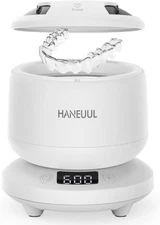 HANEUUL 2025 Ultrasonic Retainer Cleaner for Dentures & Aligner Durable 4 Modes
