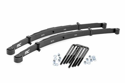 Rough Country Rear Leaf Springs 3.5'' Lift Pair For Toyota Tacoma 05-23