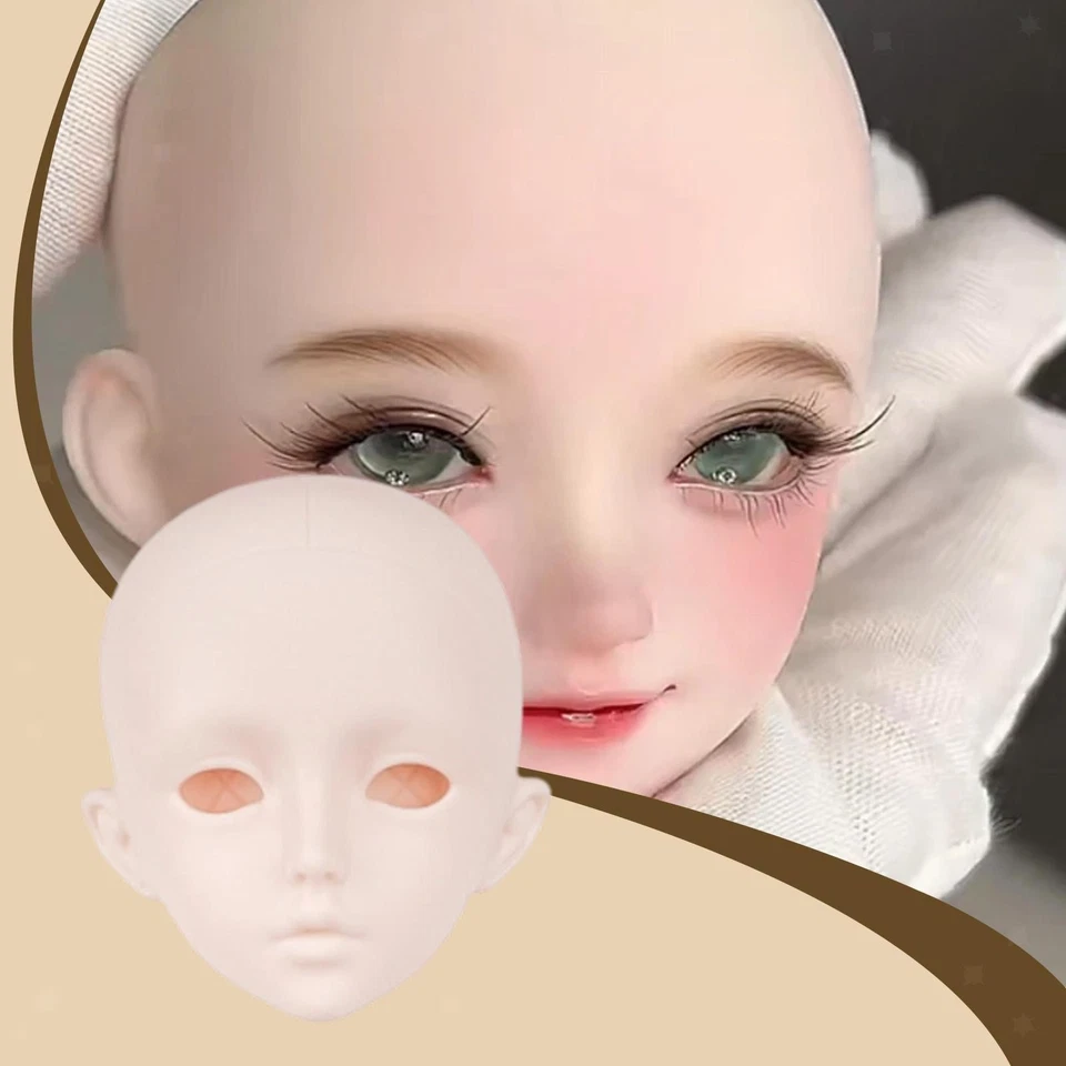 1/3 Testa di bambola BJD Calva Appassionato Ritratto Fotografia Creazione di - Immagine 2 di 4