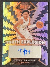 Trey Alexander 2024-25 Panini Select Youth Explosion Signatures Auto RC #YE-TAX