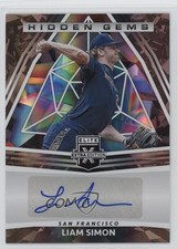 2022 Panini Elite Extra Edition Hidden Gems Black Liam Simon #HG-LS Auto 1l2z