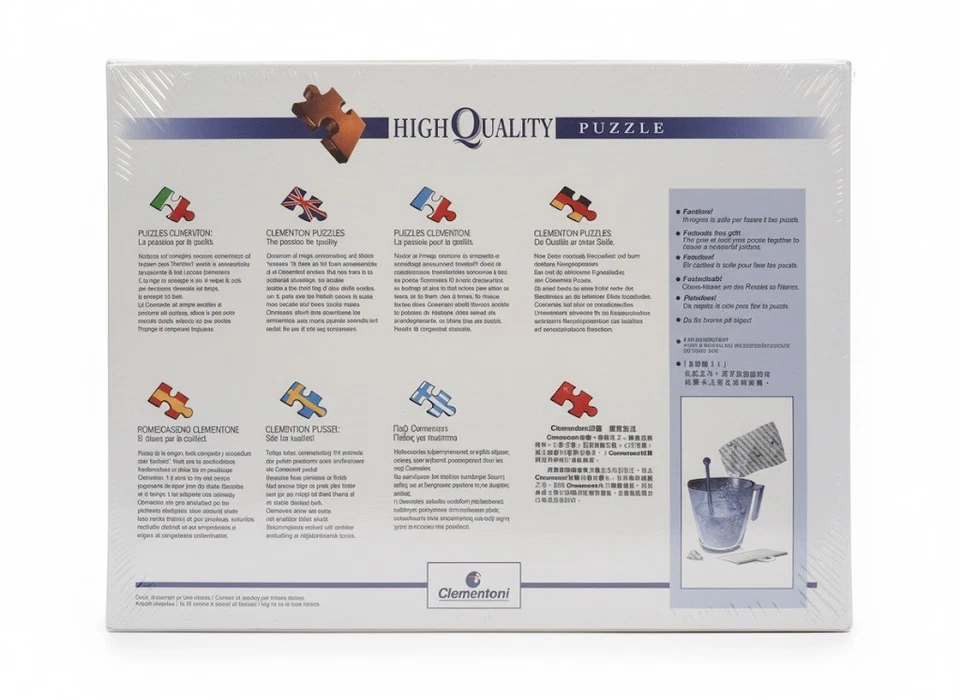 Twin Towers - Vintage Clementoni 1500 PCS Jigsaw Puzzle NYC Skyline Sealed - Image 2 of 2