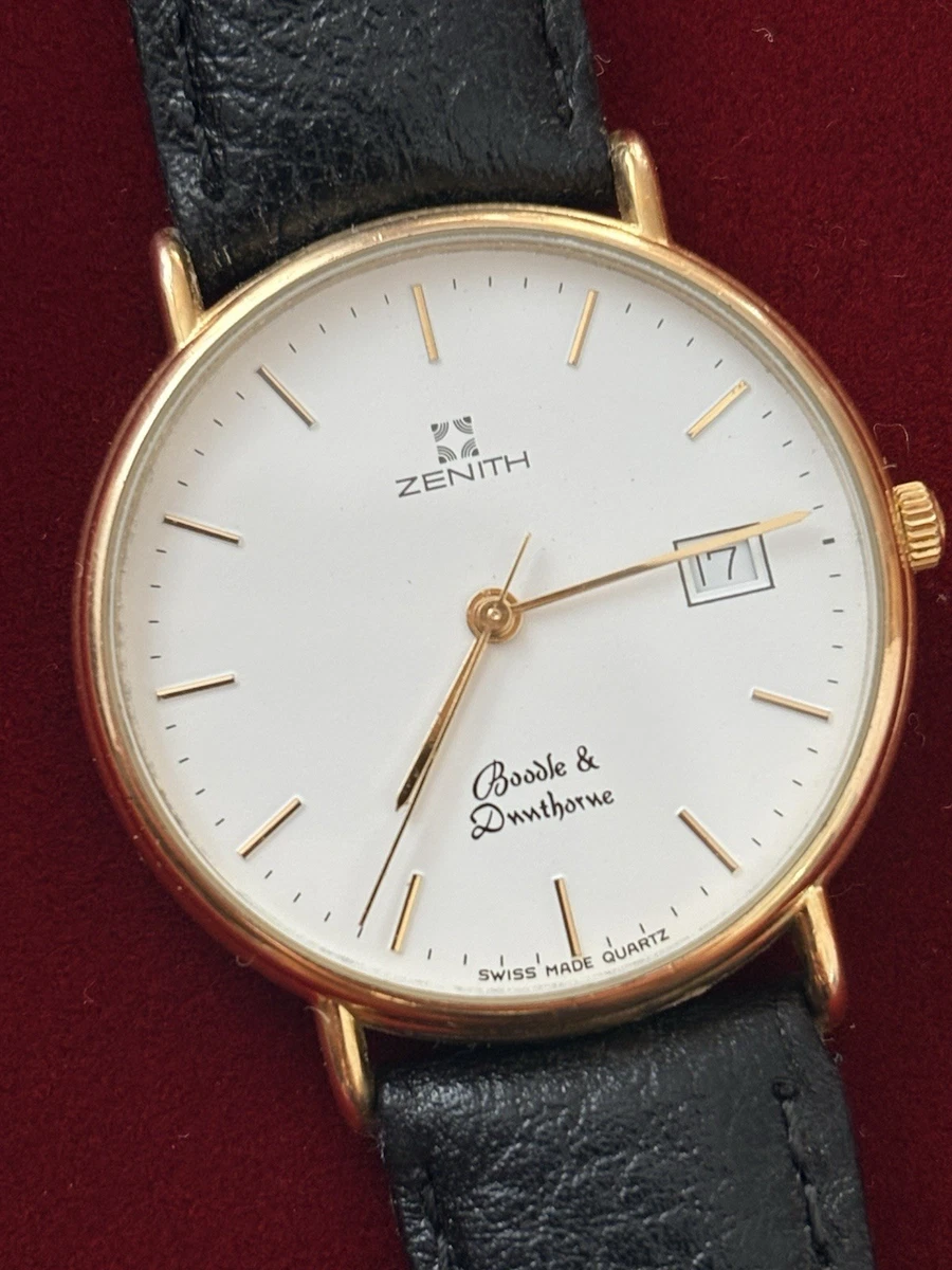 Vintage Zenith Cosmopolitan - Boodle & Dunthorne jewellers edition. 33mm, works