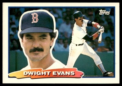 1988 Topps Big DWIGHT EVANS #6 Boston Red Sox