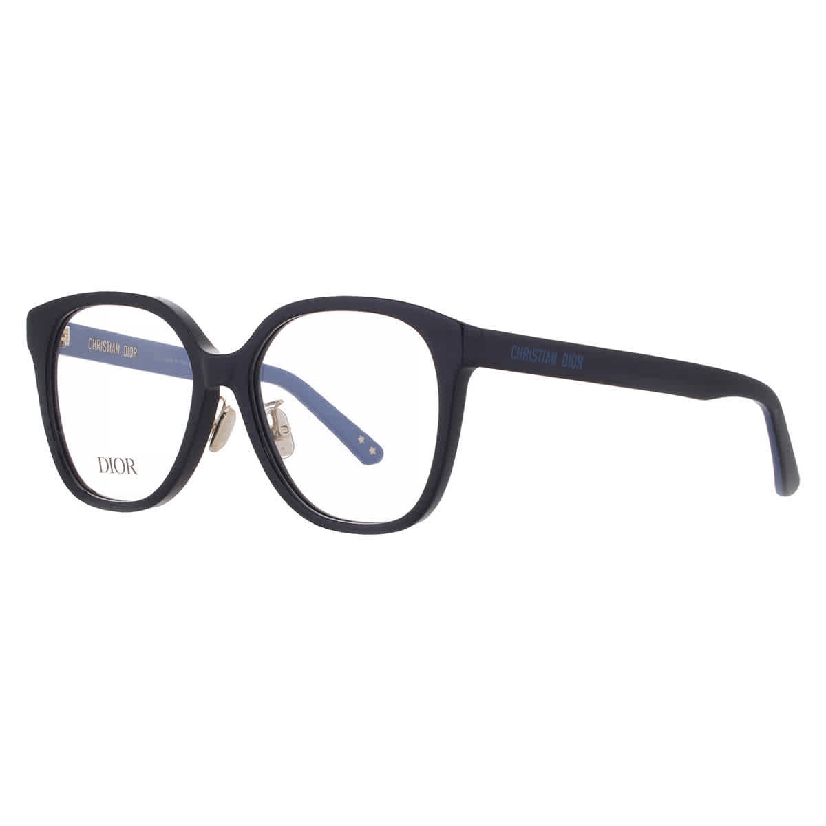 Dior Demo Square Ladies Eyeglasses CD50077F 001 56 CD50077F 001 56 31190₽