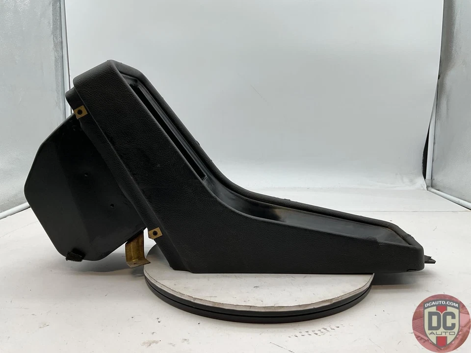 1983 - 1989 年保时捷 911 930 Carrera 中控台皮革黑色 132319 — 第 3/4 张图片