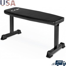 Flat Weight Bench Home Gym Strength Training ...