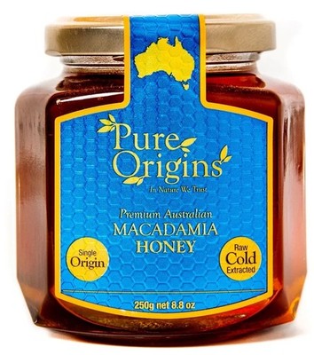  Natürlicher Macadamia-Honig 250g - Australischer Ursprung, roh, rein