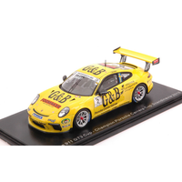 Porsche 911 GT3 Cup N.2 Carrera Cup Scandinavia 2018 L.Sundahl 1:43 Spark Model