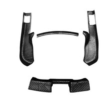 Carbon Fiber Car Dashboard Side Panel Trim Cover For Nissan Gtr R35 2009-2016