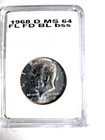 1968 d kennedy half dollar full mint luster, full details, great eye appeal — photo 2