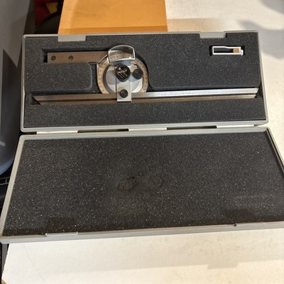 Mitutoyo 187-906 Universal Bevel Protractor Set VGC