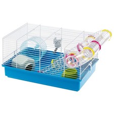 Ferplast Paula Small Hamster Cage | Fun & Interactive Cage Measures Measures 18.