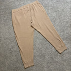 Ralph Lauren Womens Plus Sz 2X Cable-Knit Jogger Pants Camel Stretch — photo 8