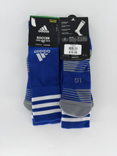 Adidas Soccer Copa Zone Socks Blue Small Over Calf Arch Ankle Compression 2 Pack