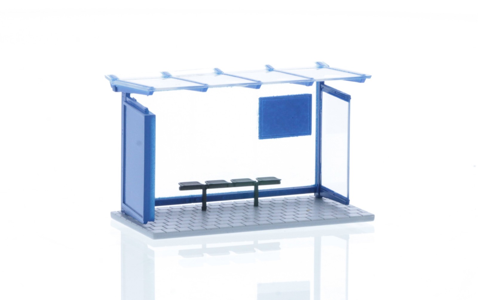 Rietze 70321 - 1/87 Bus Stop Blue - New