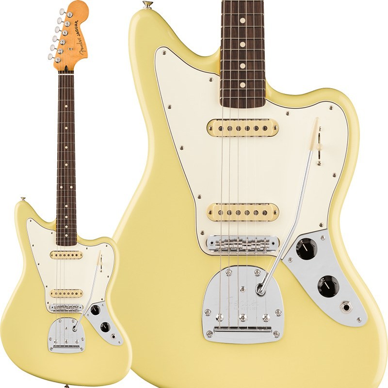 New Fender MEX Player II Jaguar (Hialeah Yellow/Rosewood) 791264