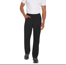 Orvis Mens 34 X 34 Regular Fit Fleece Lined Stretch Fabric Pant Black New