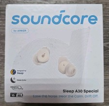Soundcore Sleep A30 Special by Anker-Sleep Earbuds ANC Passive Isolation SEALED