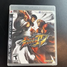 Street Fighter IV (Sony PlayStation 3, 2009) Complete With Manual