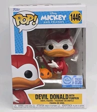 Funko Special Edition Pop! Disney Mickey/Friends Devil Donald with Pumpkin #1446