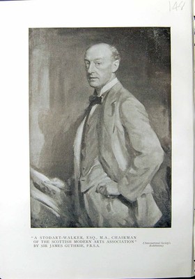 Old 1912 Stodart Walker Scottish Art Guthrie Pergola Hohenzollern Ber 20th