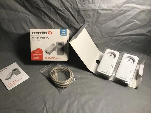 Pack de prises CPL Wifi Duo Essentiel B 500+