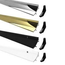 Stormguard 32mm Aluminium Door Rain Bar, Weather Bar Deflector Guard Strip