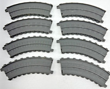 Lot Of 8 Thomas The Train Trackmaster Gray Track 5-1/2" Curve CS REPLACEMENT