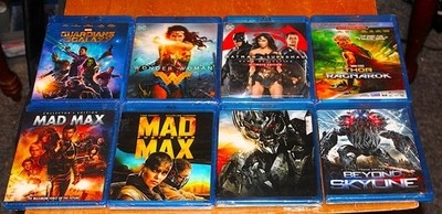 MAD MAX, FURY ROAD & COLLECTOR'S,TRANSFORMER, BEYOND SKYLINE, MARVEL BLU-RAY NEW