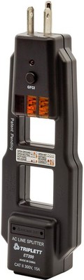 ET200 AC Line Splitter and GFCI Outlet/Receptacle Tester with 5 Visual Indica...