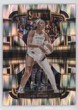 2024 Panini Select WNBA Concourse Silver Flash Prizm A'ja Wilson #86 0q0