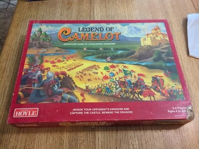 Vintage Legend Of Camelot Board Game Hoyle 1987 100% Complete, Minor Box Damage